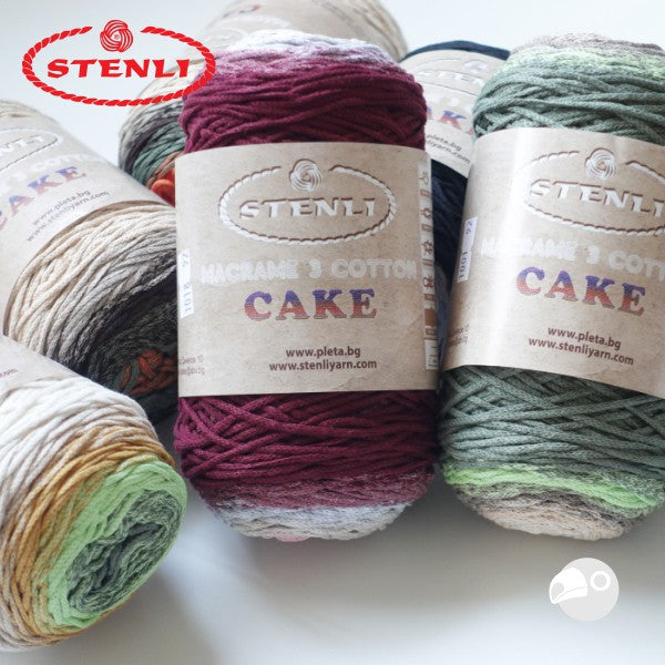 Stenli Macrame 3 Cotton Cake