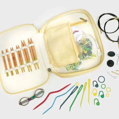 Knit Pro Beginner’s Basix Special Interchangeable Knitting Needles Set- Set of 6