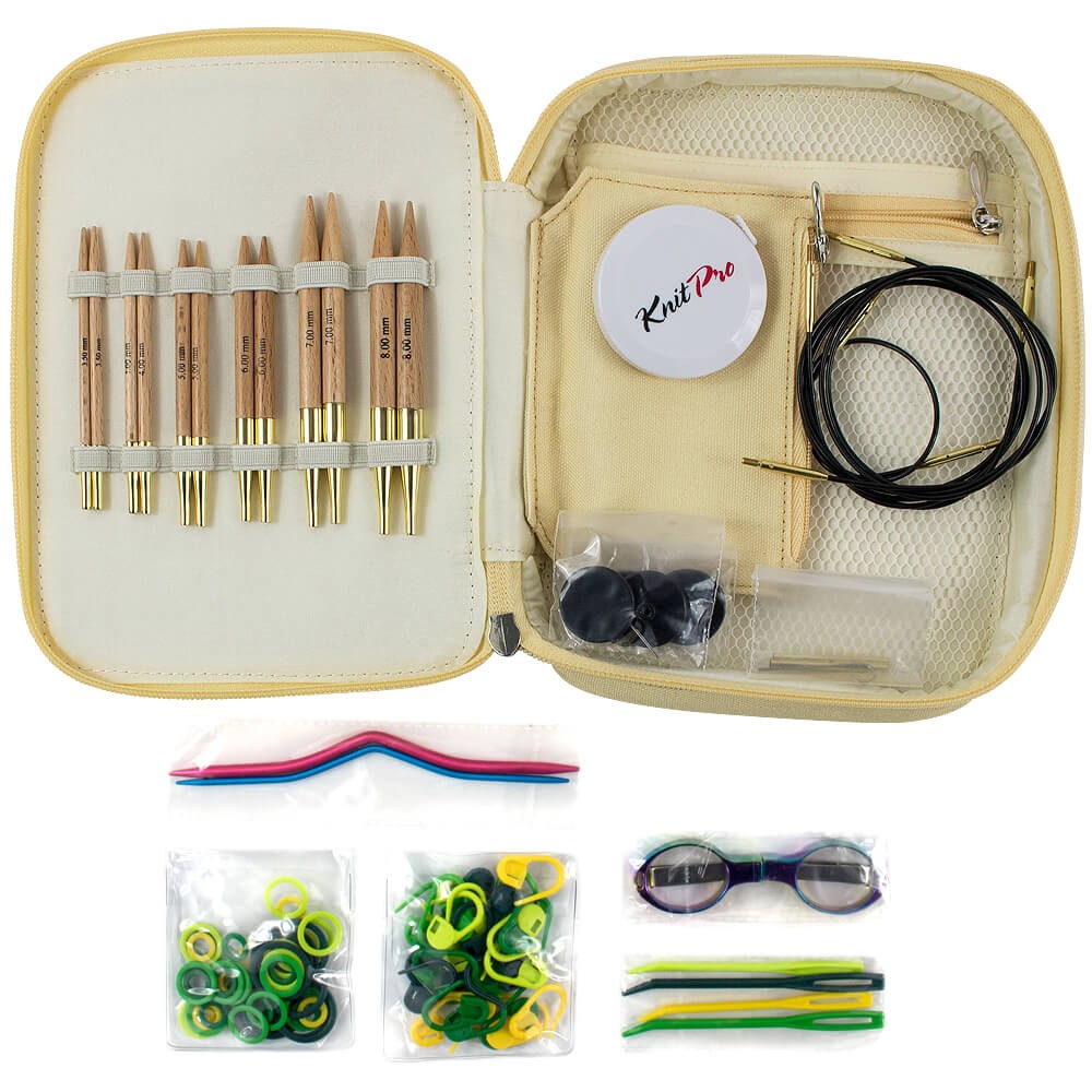 Knit Pro Beginner’s Basix Special Interchangeable Knitting Needles Set- Set of 6