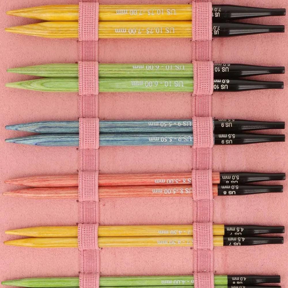 Knit Pro Meadow Interchangeable Knitting Needle Set- Set of 8