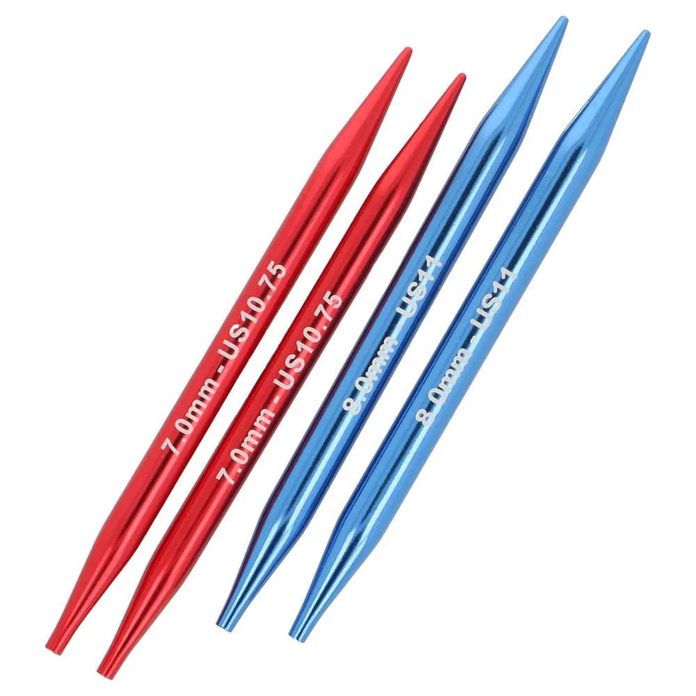 Knit Pro Red Wave Interchangeable Knitting Needle Set- Set of 8