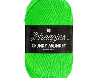 Scheepjes Chunky Monkey 1259 Neon Green
