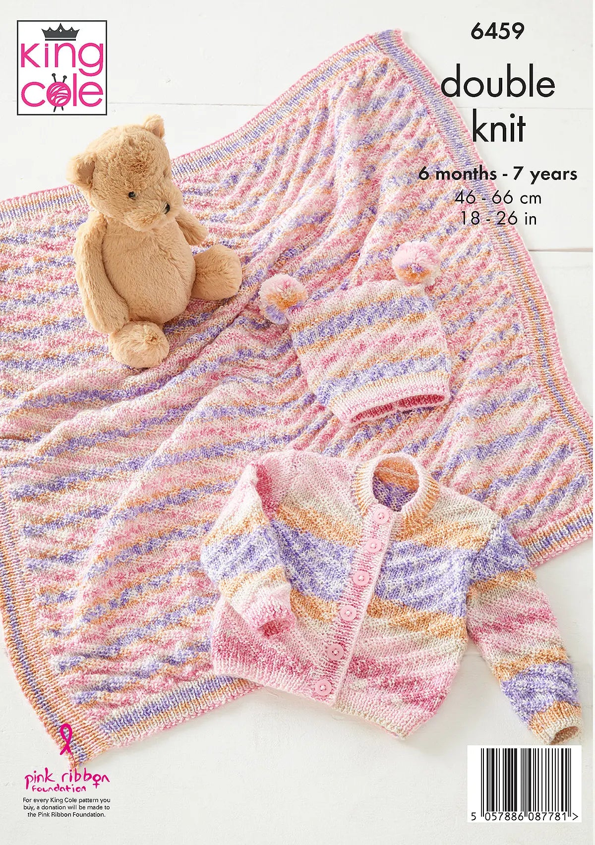 King Cole Fjord Baby Dk Pattern 6459