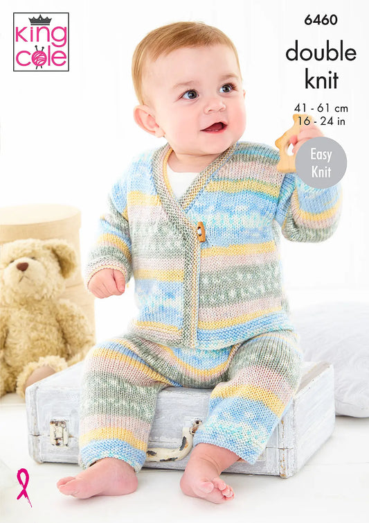 King Cole Fjord Baby Dk Pattern 6460