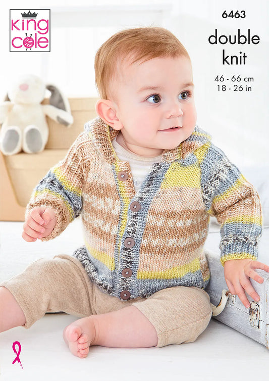 King Cole Fjord Baby Dk Pattern 6463