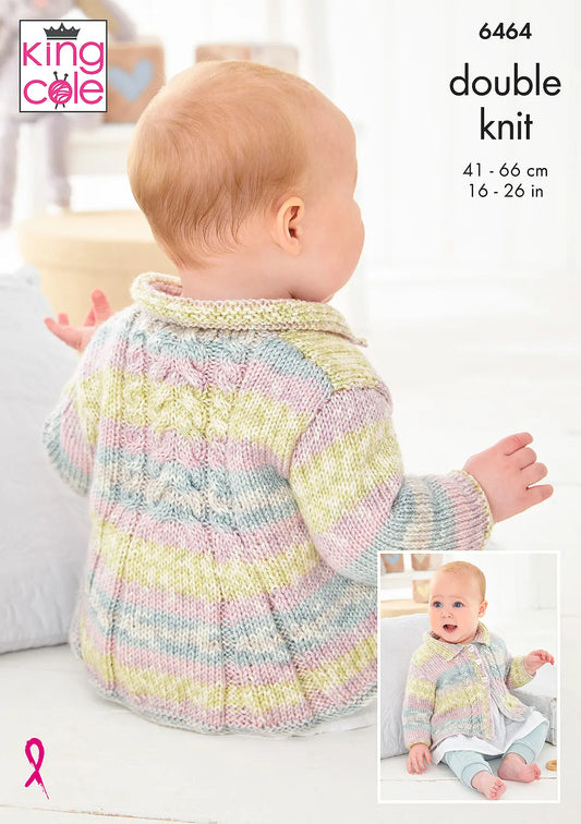 King Cole Fjord Baby Dk Pattern 6464