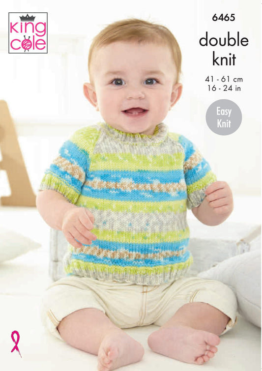 King Cole Fjord Baby Dk Pattern 6465