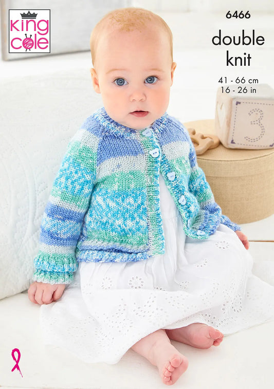 King Cole Fjord Baby Dk Pattern 6466