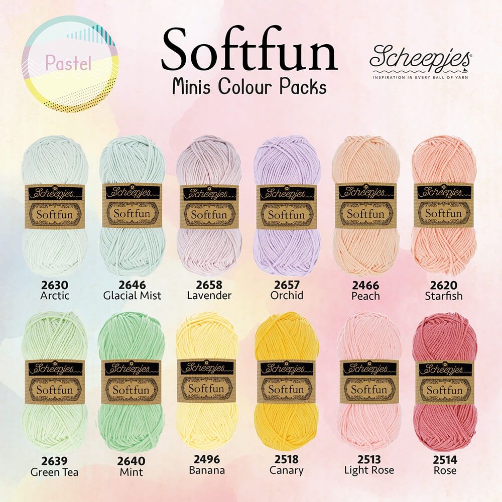 Scheepjes Softfun Colour Pack Pastel