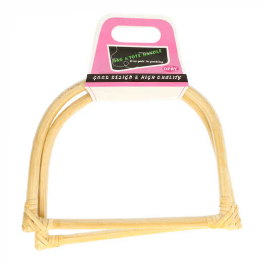 Bamboo Bag Handles, 19.5cm (99350-2)