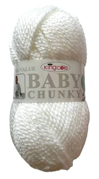 King Cole Big Value Baby Chunky 2510 White 100g