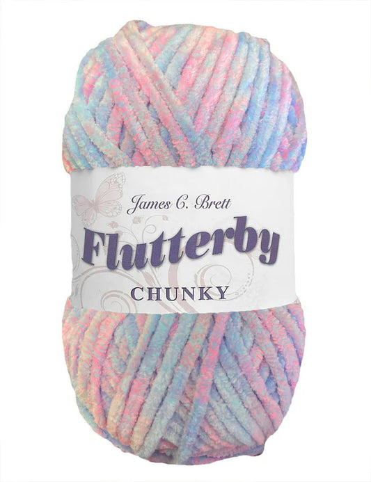 *NEW* Flutterby Chunky B59 Pink/Blue/Purple