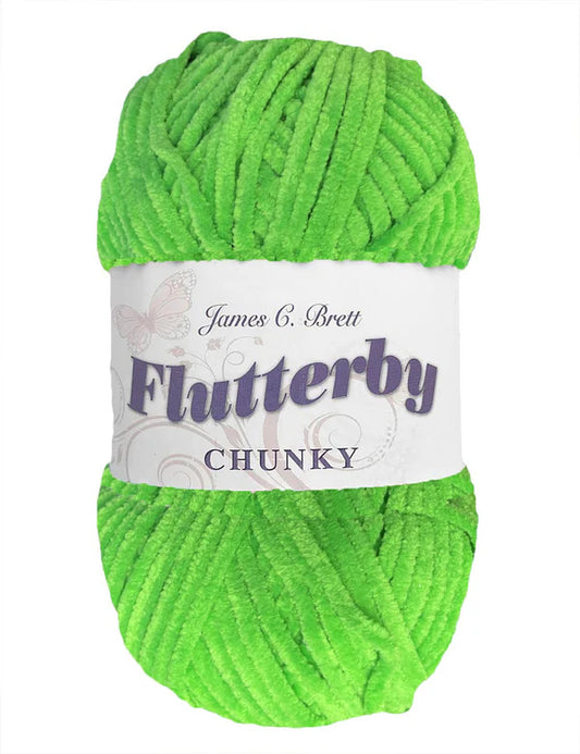 *NEW* Flutterby Chunky B64 Lime Burst