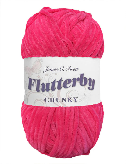 *NEW* Flutterby Chunky B67 Shocking Pink