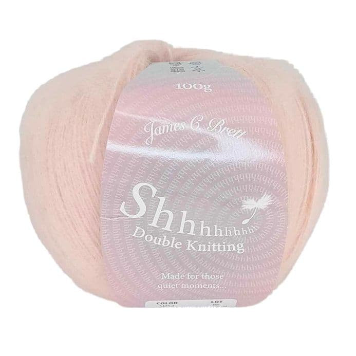 James C Brett Shhh Dk SH52 Pale Pink