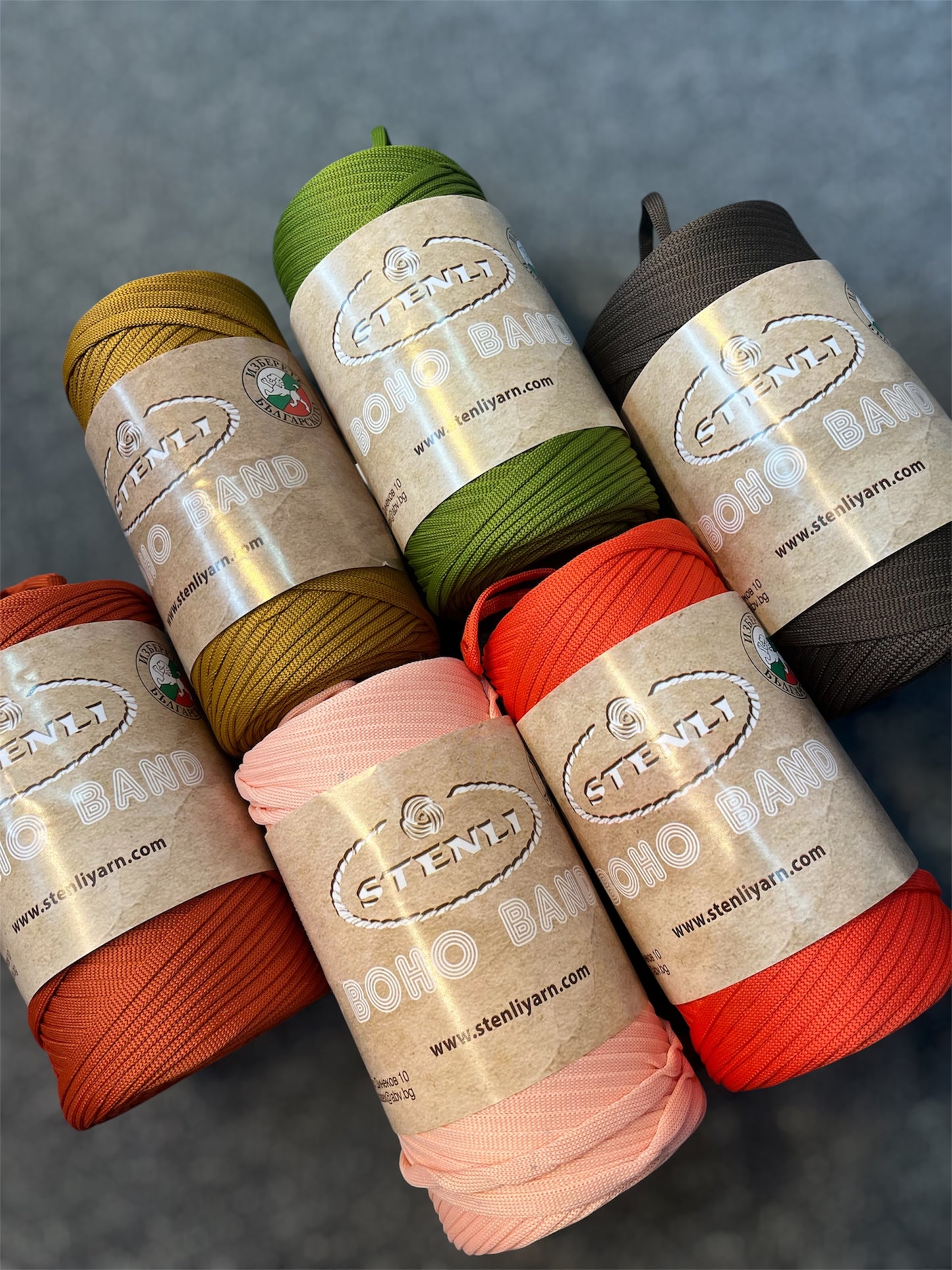 Stenli Boho Band Ribbon Yarn