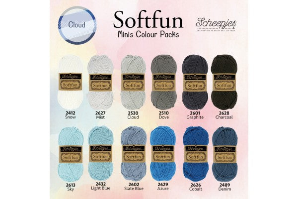 Scheepjes SoftFun Colour Pack Cloud