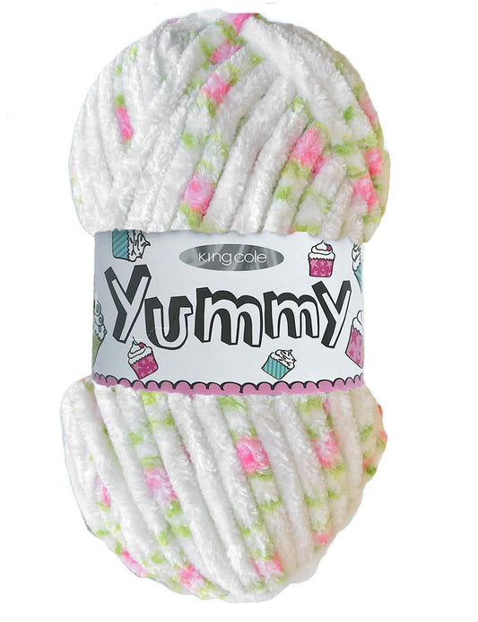 King Cole Yummy Chenille Chunky 4746 Pink Rose