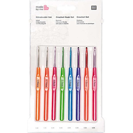 Rico Crochet Hook Set (With handles)