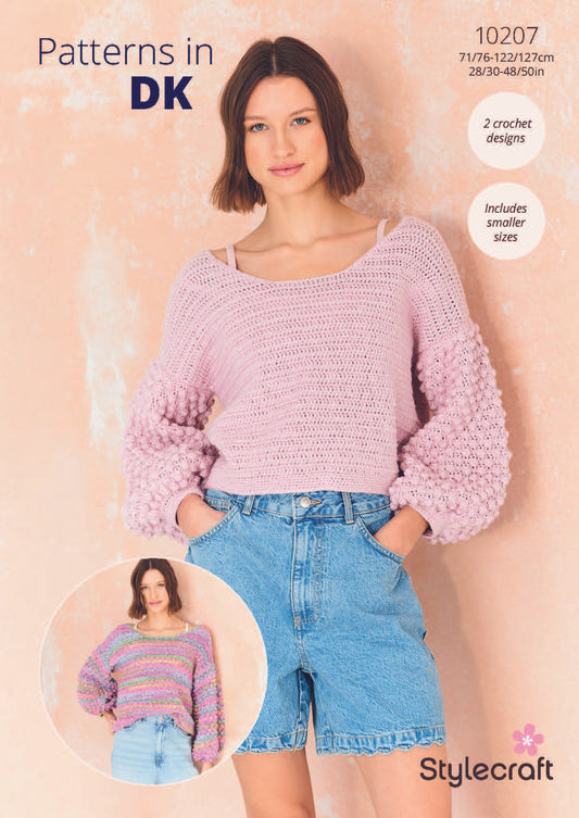 Stylecraft Cotton Twist Dk Pattern 10207 Crochet