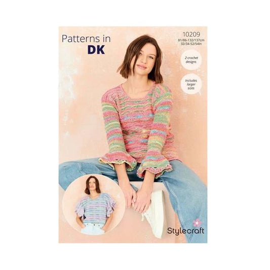 Stylecraft Cotton Twist Dk Pattern 10209 Crochet