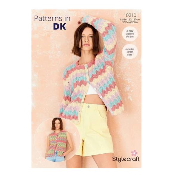 Stylecraft Cotton Twist Dk Pattern 10210 Knit
