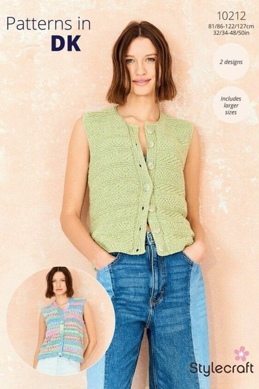 Stylecraft Cotton Twist Dk Pattern 10212 Knit