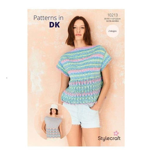 Stylecraft Cotton Twist Dk Pattern 10213 Knit