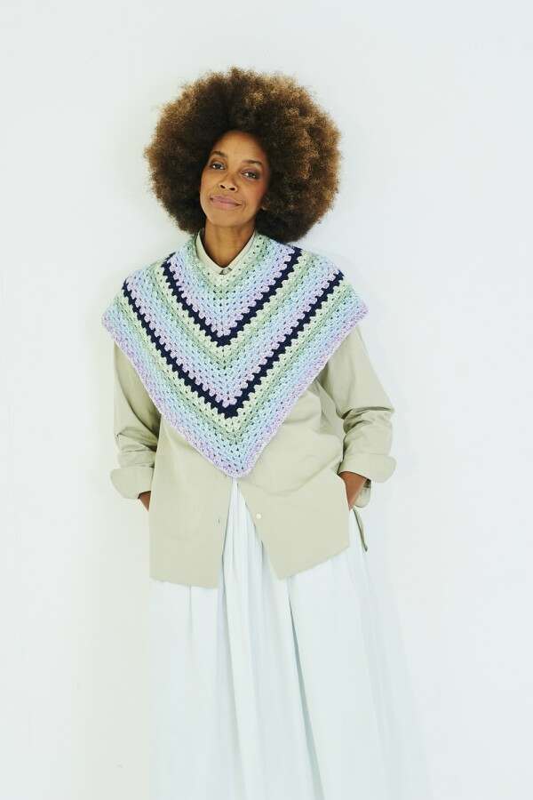 Stylecraft Crochet Poncho Pattern Aran 10169