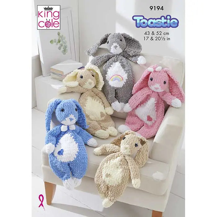 King Cole Warm & Toastie Snuggle Bunnies Pattern 9194 (Knit)