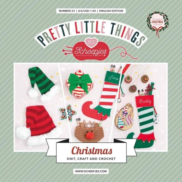 Scheepjes Pretty Little Things Number 33 Christmas Craft Pattern Book