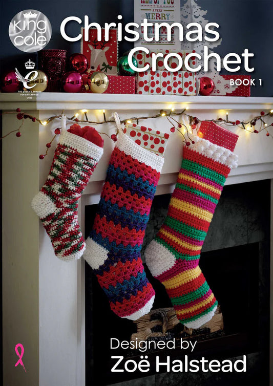 King Cole Christmas Crochet Book 1