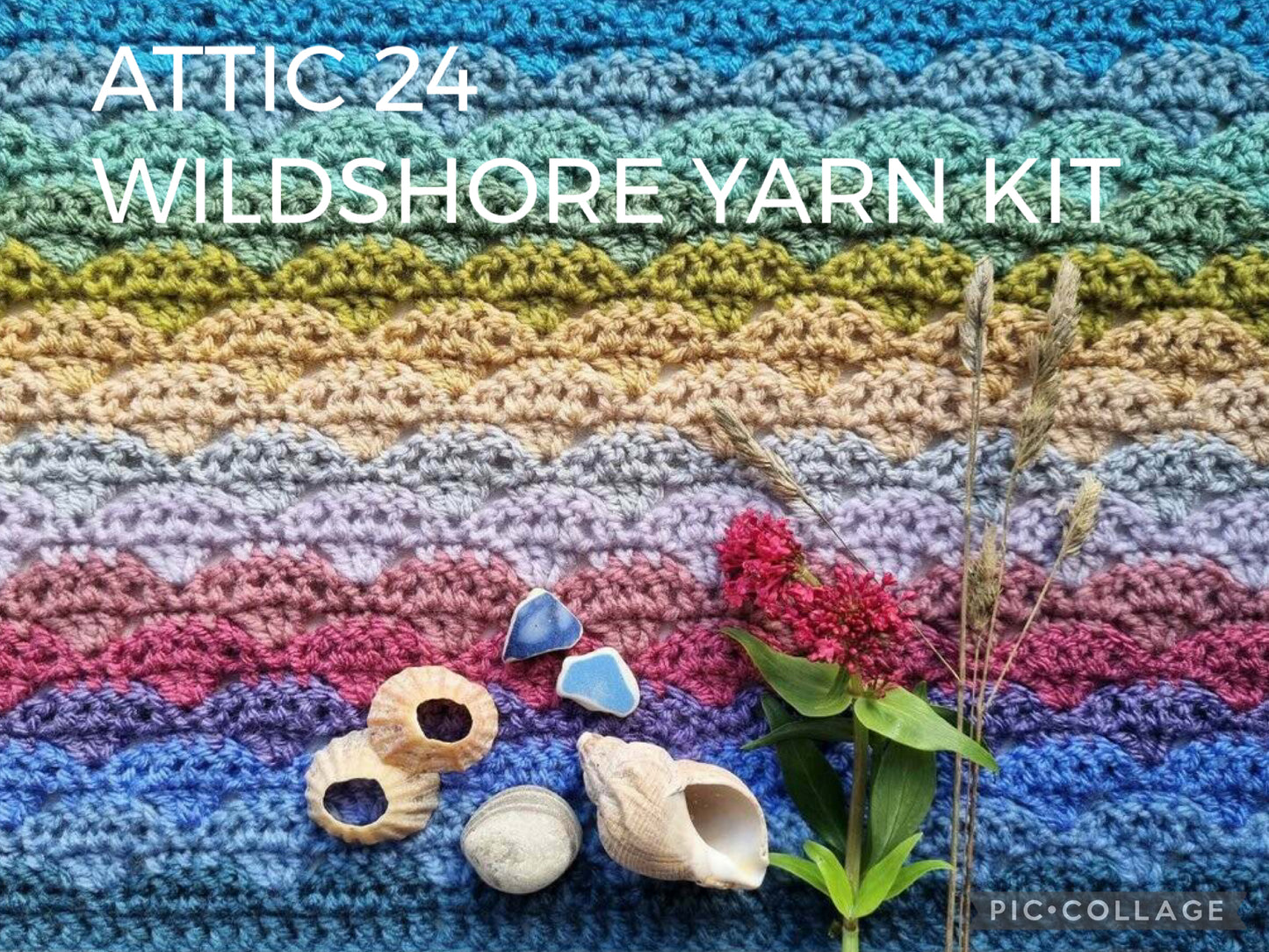 ** NEW** Attic 24 Wildshore Blanket CAL Kit