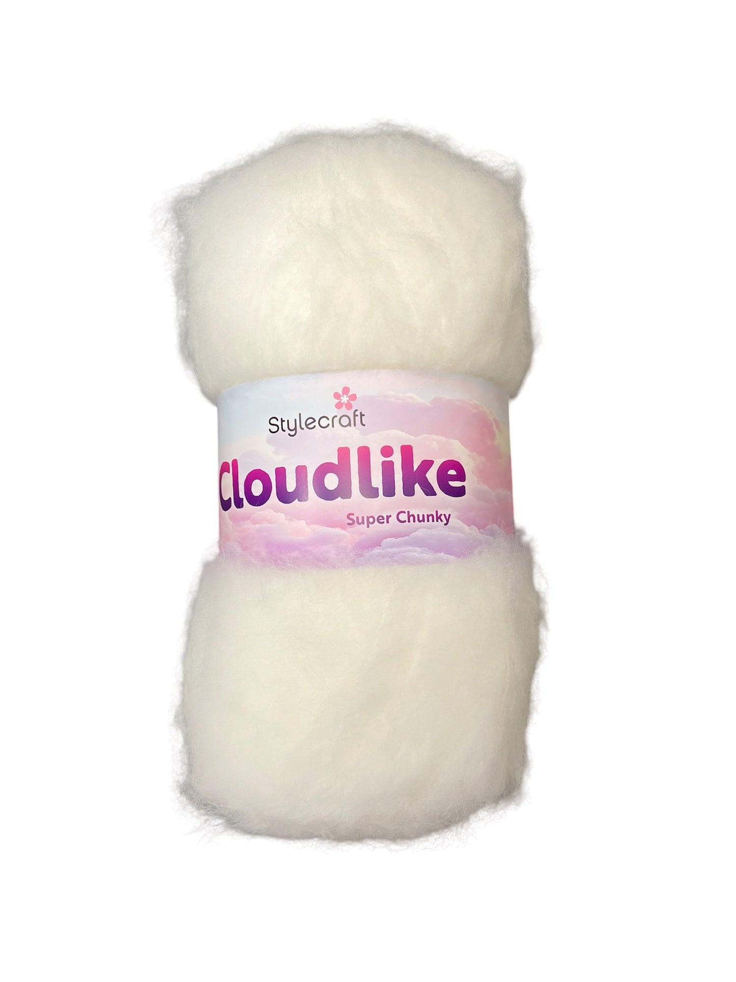 Stylecraft Cloudlike Super Chunky 200g 6233 White Fog