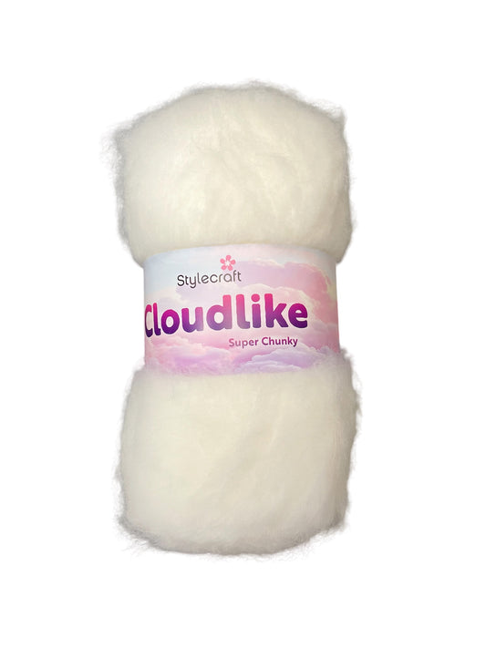 Stylecraft Cloudlike Super Chunky 6233 White Fog
