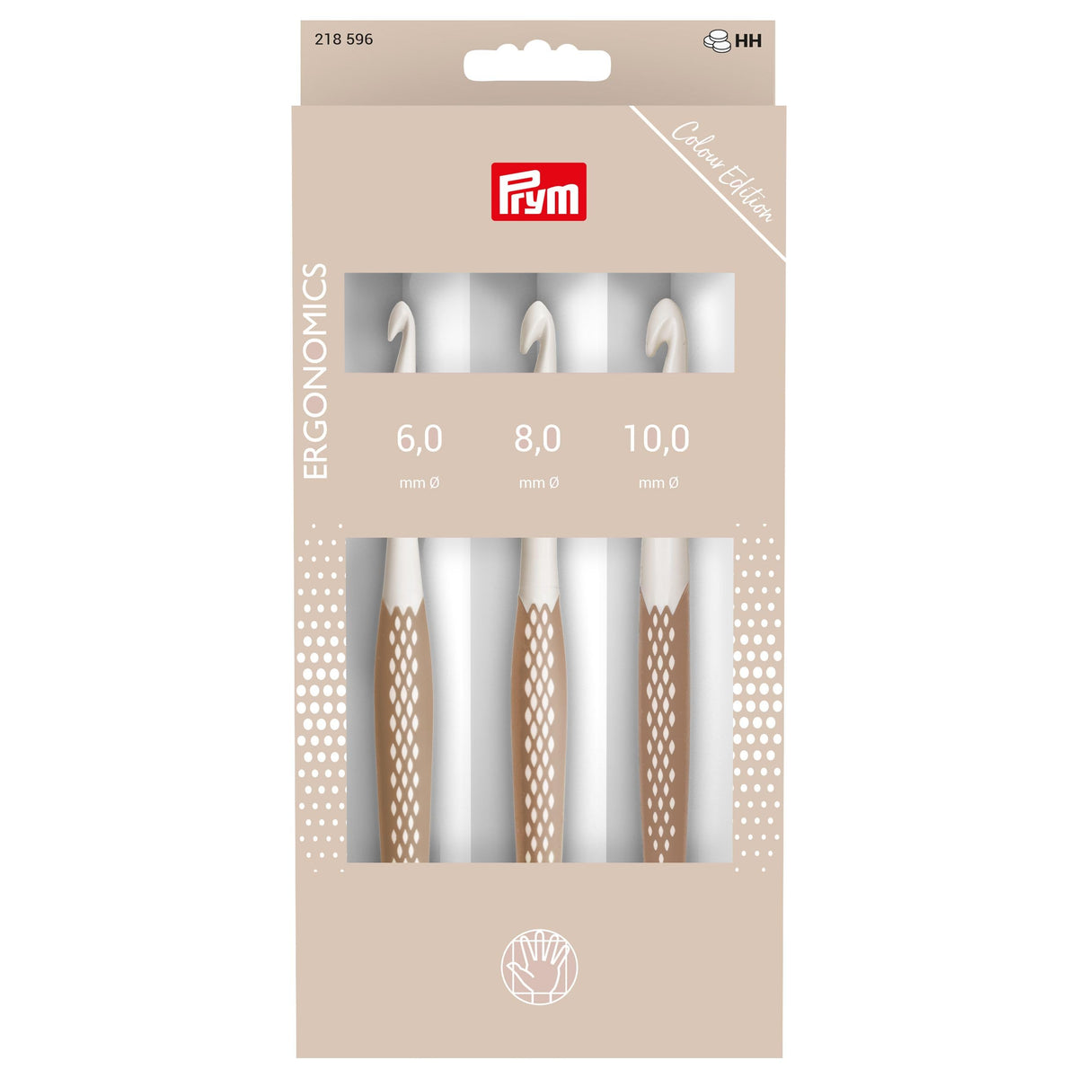 Prym Ergonomic Crochet Hook Set (3 pack) 6/8/10mm