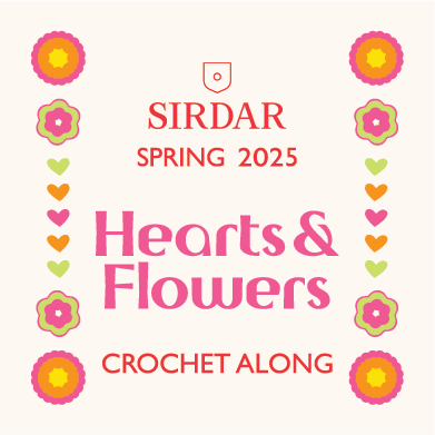 Sirdar Hearts and Flowers Spring CAL Blanket Yarn Kit (Available now!)