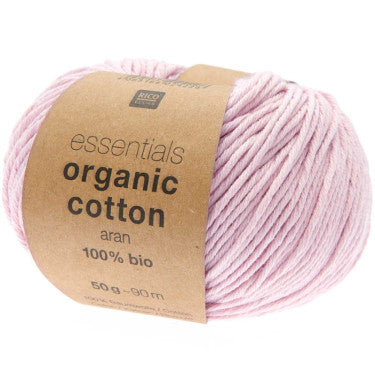 Rico Essentials Organic Cotton Aran 027 Blossom Pink