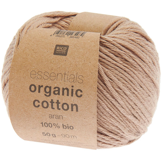 Rico Essentials Organic Cotton Aran 039 Nougat