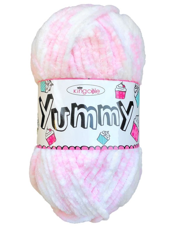 King Cole Yummy Chenille Chunky 3369 Candyfloss