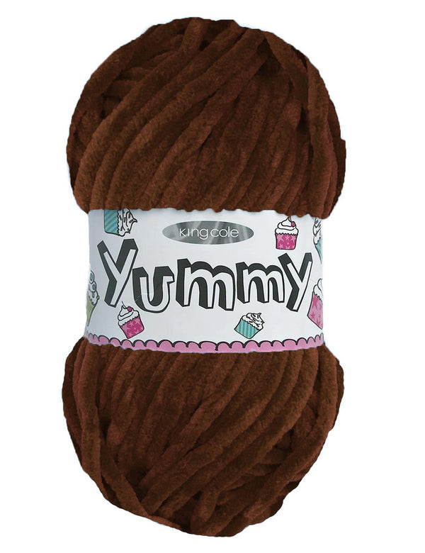 King Cole Yummy Chenille Chunky 4759 Chocolate