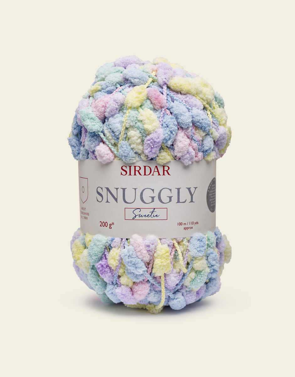 Sirdar Snuggly Sweetie Pompom Yarn 407 Dolly Mixture