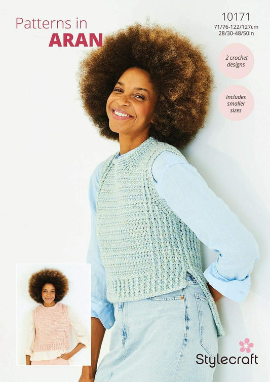 Stylecraft Serene Aran Pattern (Crochet) 10171