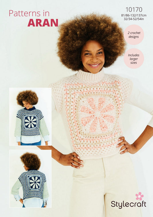 Stylecraft Serene Aran Pattern (Crochet) 10170