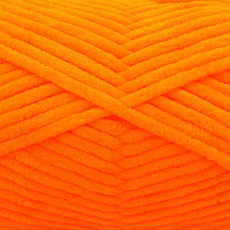 King Cole Yummy Chenille Chunky 5793 Orange Zest
