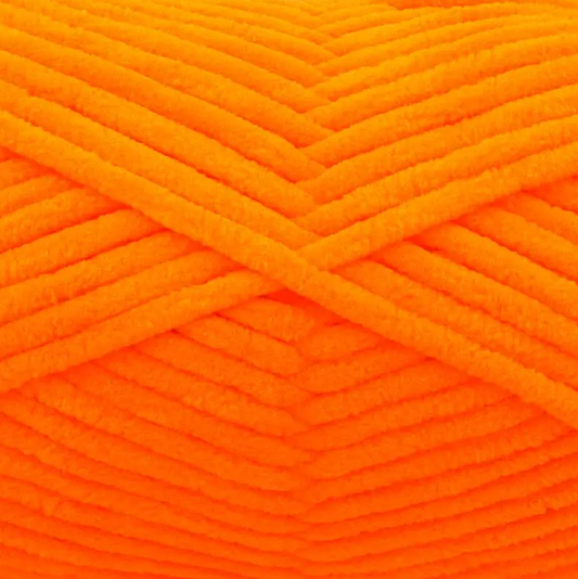 King Cole Yummy Chenille Chunky 5793 Orange Zest