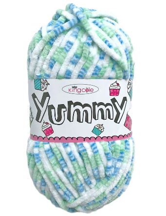 King Cole Yummy Chenille Chunky 2211 Jelly Bean
