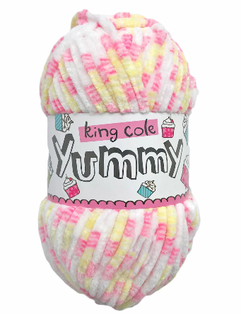 King Cole Yummy Chenille Chunky 2214 Battenburg