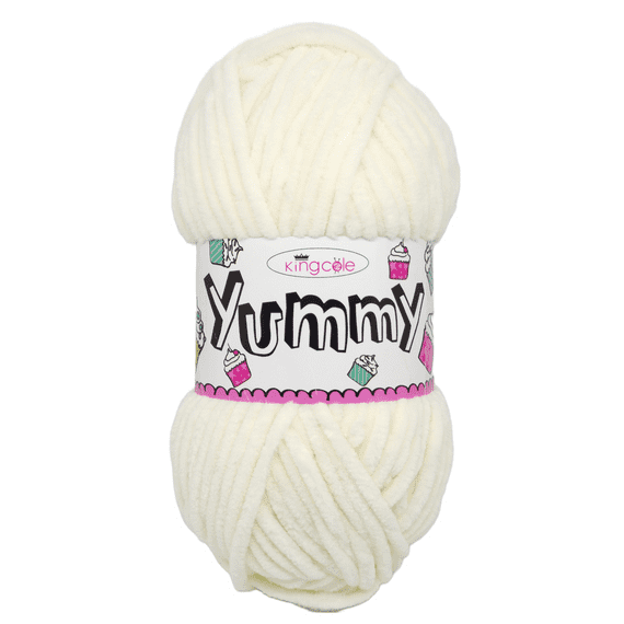 King Cole Yummy Chenille Chunky 2223 Cream