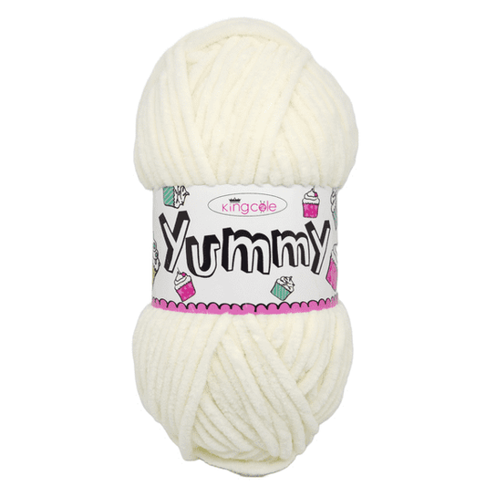 King Cole Yummy Chenille Chunky 2223 Cream